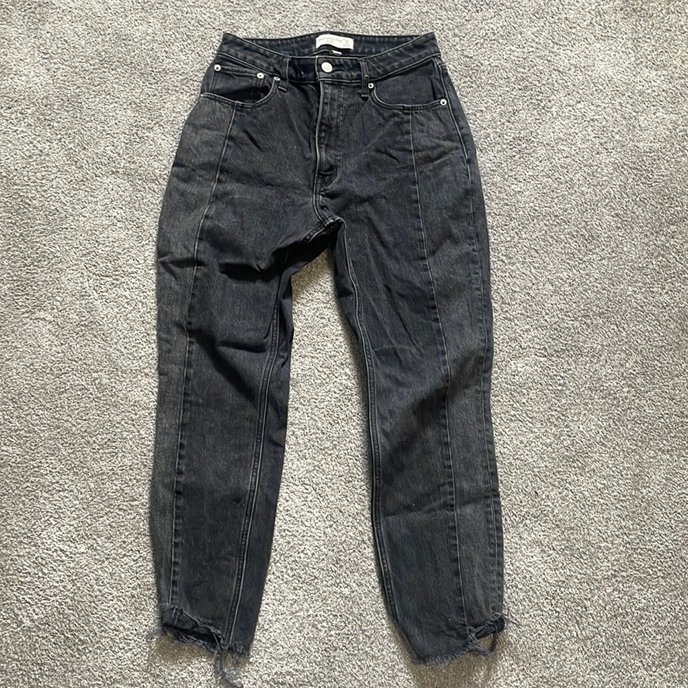 Abercrombie & Fitch Curve Love High Rise Mom Jean